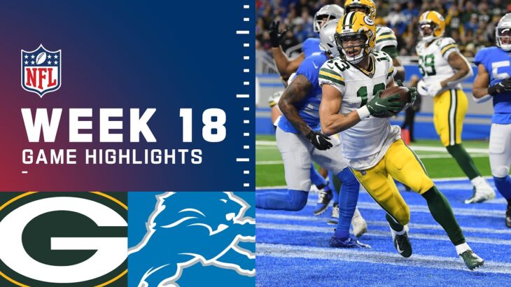 Packers vs. Lions Week 18 Highlights | NFL 2021
