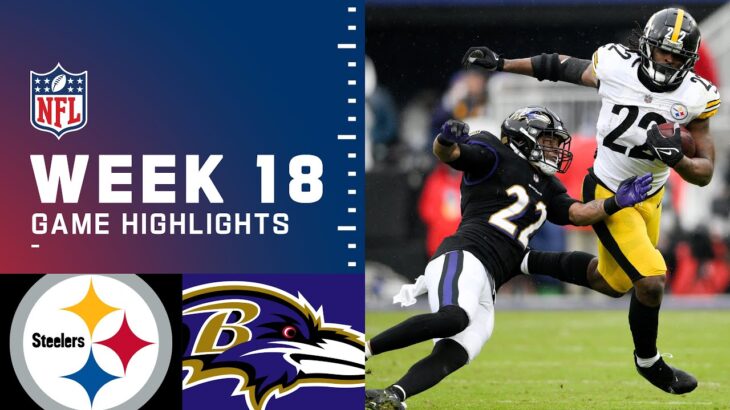 Steelers vs. Ravens Week 18 Highlights | NFL 2021