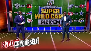Wiley & Acho share their Super Wild Card weekend predictions I NFL I SPEAK FOR YOURSELF
