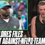 Brian Flores Suing The NFL & 3 Teams In Class Action Lawsuit | Pat McAfee Reacts