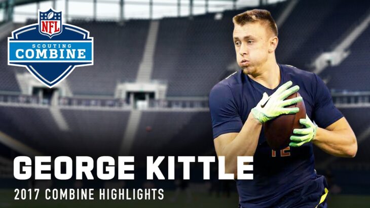 George Kittle (Iowa, TE) 2017 NFL Combine Highlights