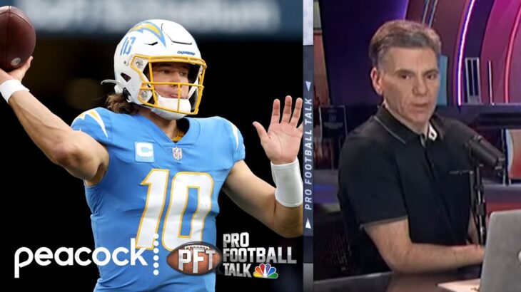 Justin Herbert is motivated seeing Rams and Bengals in Super Bowl | Pro Football Talk | NBC Sports