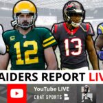 Raiders Rumors on Sony Michel, Aaron Rodgers, Derek Carr + Raiders Trade Targets Feat. Brandin Cooks