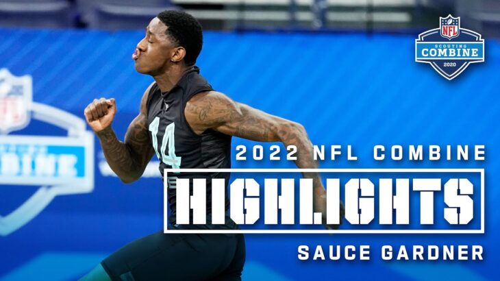 Ahmad “Sauce” Gardner FULL 2022 NFL Scouting Combine On Field Workout