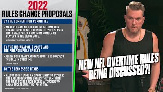 Are We Going To See A Change In NFL’s Overtime Rules? | Pat McAfee Reacts