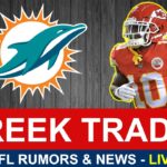 BREAKING: Tyreek Hill Traded To Miami Dolphins For Multiple NFL Draft Picks | Reaction, Live Q&A