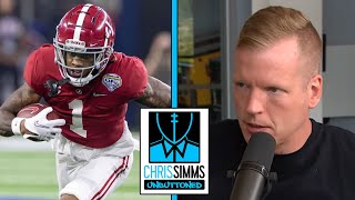 2022 NFL Mock Draft: Jameson Williams first WR to go at No.10 | Chris Simms Unbuttoned | NBC Sports