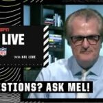 Ask Mel: What draft questions are you BURNING to know 🔥 👀 | NFL Live
