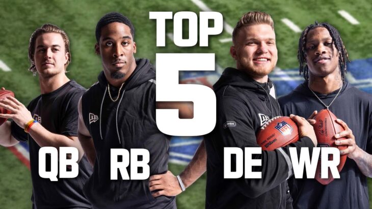 Top 5 QBs, RBs, DEs & WRs of the 2022 Draft Class