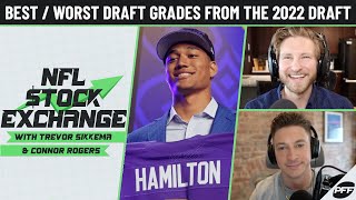 Best/Worst Draft Grades From 2022 NFL Draft | NFL Stock Exchange | PFF