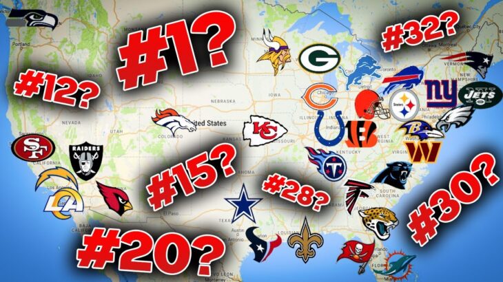Ranking Every NFL City Based On How Big Of A “FOOTBALL CITY” They Really Are