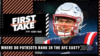 Where do the Patriots rank in the AFC East after the NFL Draft? | First Take
