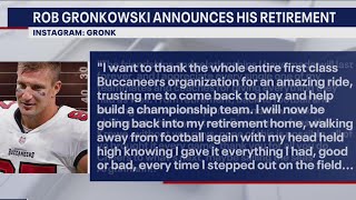 End of the NFL for Gronk after retirement announcement