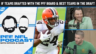If NFL teams drafted with the PFF draft board & Best teams so far in The NFL Draft | PFF NFL Podcast