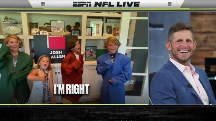 SURPRISE! The families of NFL Live imitate their dads ON AIR for Father’s Day!