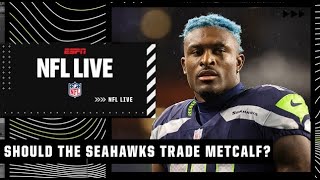 Should the Seahawks look to trade DK Metcalf? | NFL Live