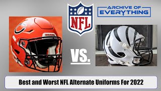 2022 Best and Worst NFL Alternate Uniforms – Ranked – NFL Throwback and Alternate Uniforms