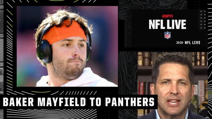 Adam Schefter details Browns trading Baker Mayfield to Carolina Panthers 🚨 | NFL Live
