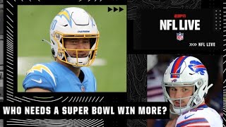 Bills or Rams: Which team needs a Super Bowl win more? | NFL Live