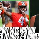 Deshaun Watson Suspension “Expected” 2 – 8 Games After Threat To Sue NFL?! | Pat McAfee Reacts