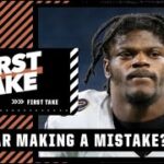 Harry Douglas explains why Lamar Jackson betting on himself could go wrong 👀 | First Take