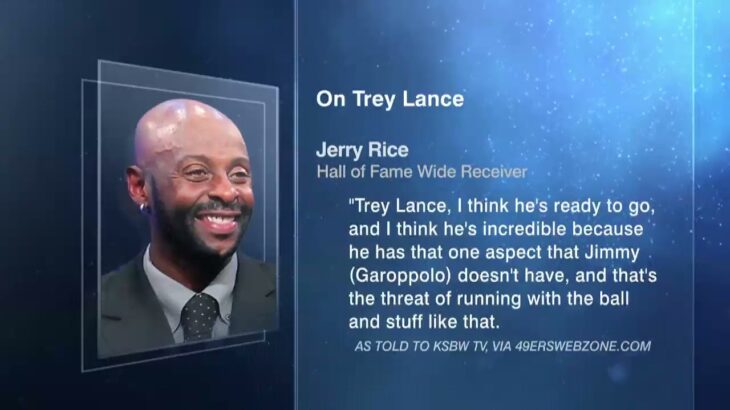 Jerry Rice called 49ers QB Trey Lance ‘INCREDIBLE’ 😯 | This Just In