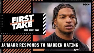 Reacting to Ja’Marr Chase’s response to Madden 23 rating | First Take