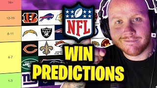 TIMTHETATMAN PREDICTS NFL TEAMS RECORDS 2022-2023