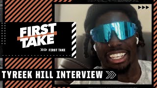 Tyreek Hill doubles down on his Tua take: ‘The most accurate quarterback in the NFL!’ 😯 | First Take