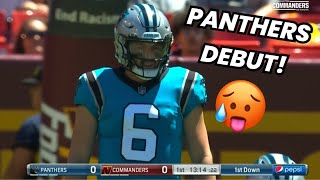 Baker Mayfield FIRST GAME with the Carolina Panthers 🥶 (Panthers vs Commanders highlights)