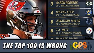 How Wrong is the NFL Top 100?