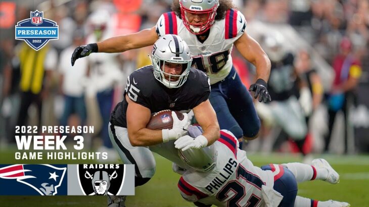 New England Patriots vs. Las Vegas Raiders – Highlights | 2022 Preseason Week 3