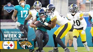 Pittsburgh Steelers vs. Jacksonville Jaguars Preseason Week 2 Highlights | 2022 NFL Season