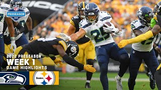 Seattle Seahawks vs. Pittsburgh Steelers – Highlights | 2022 Preseason Week 1