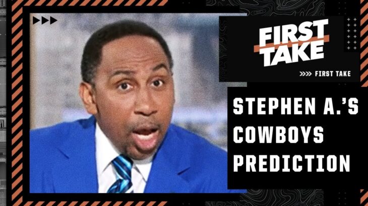 Stephen A. predicts the Cowboys will make the NFL playoffs as a Wild Card 👀 | First Take