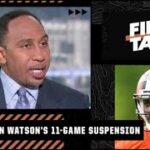 Stephen A.’s response to the NFL & NFLPA’s decision to suspend Deshaun Watson for 11 games