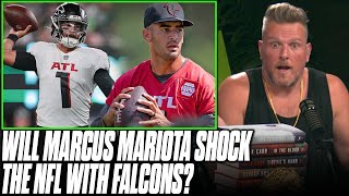 Will Marcus Mariota Shock The NFL As Falcons QB? | Pat McAfee Reacts