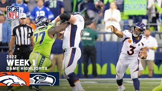 Denver Broncos vs. Seattle Seahawks | 2022 Week 1 Highlights