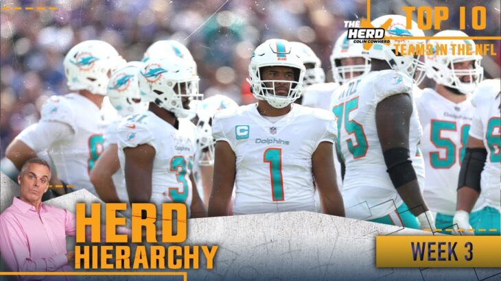 Herd Hierarchy: Dolphins, Eagles jump up in Colin’s Top 10 teams going into Week 3 | NFL | THE HERD