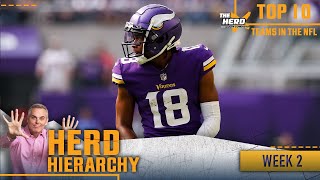 Herd Hierarchy: Vikings, Ravens highlight Colin’s Top 10 teams heading into Week 2 | NFL | THE HERD