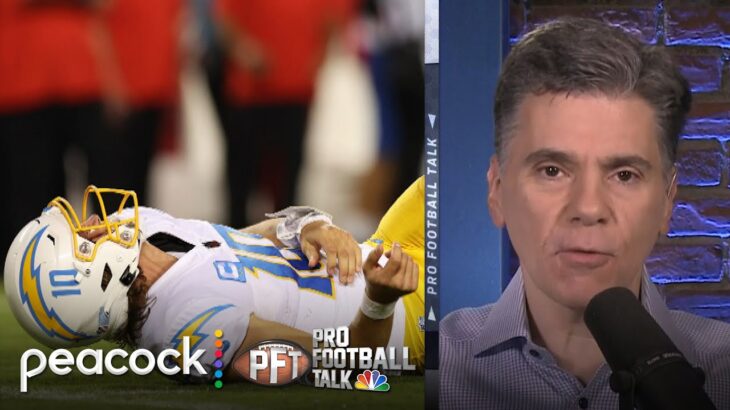 Justin Herbert injury could be long-term concern for Chargers | Pro Football Talk | NFL on NBC