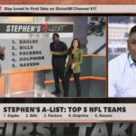 Michael Irvin and Mina Kimes rearrange Stephen’s A-List of Top 5 NFL teams 👀 | First Take
