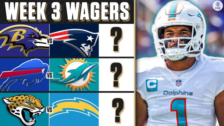 NFL Week 3 BEST WAGERS: Expert Picks, Odds & Predictions for TOP games | CBS Sports HQ