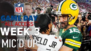 NFL Week 3 Mic’d Up, “he goes Dan Orlovsky” | Game Day All Access