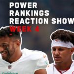 NFL Week 4 Power Rankings Reaction Show