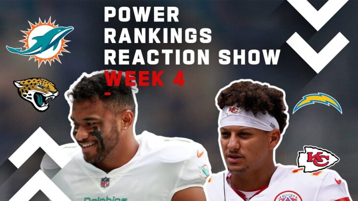 NFL Week 4 Power Rankings Reaction Show