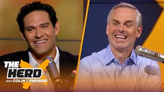 Patrick Mahomes throws 2TDs in Chiefs win, Rams host Falcons, Giants-Panthers | NFL | THE HERD