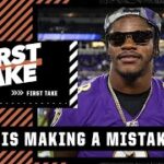 ‘STAY AT HOME!’ – Stephen A. on Lamar Jackson’s lack of NFL contract | First Take