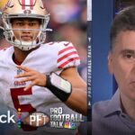 Shanahan, 49ers can’t afford to pull Lance this early for Garoppolo | Pro Football Talk | NFL on NBC