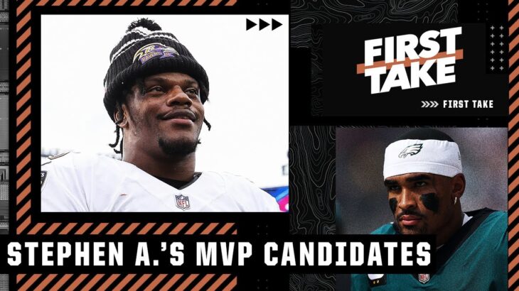 Stephen A.: Lamar Jackson is the NFL MVP frontrunner, but don’t forget Jalen Hurts 👀 | First Take